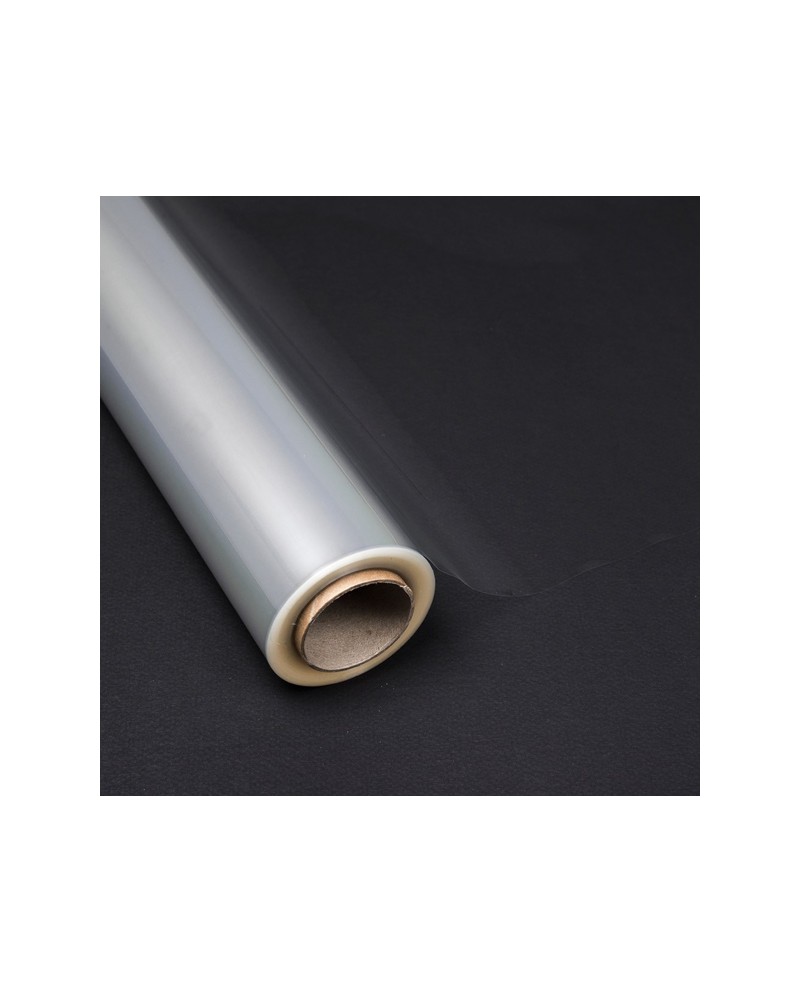 Rollo celofan transparente 80cmx50m 35micras      