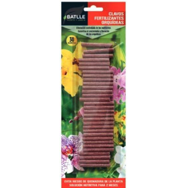 Fertilizante clavos orquideas 28gr.               