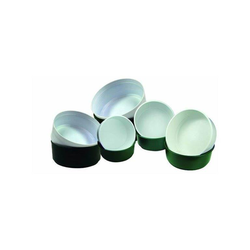 Centro plastico bajo Ø16xH7cm verde/blanco        