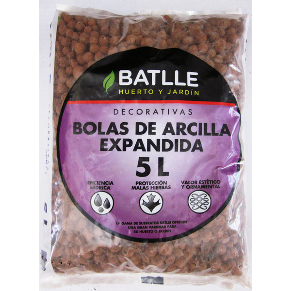 Saco arcilla expandida 5lt                        