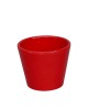 Vaso cactus 7x7cm rojo                            