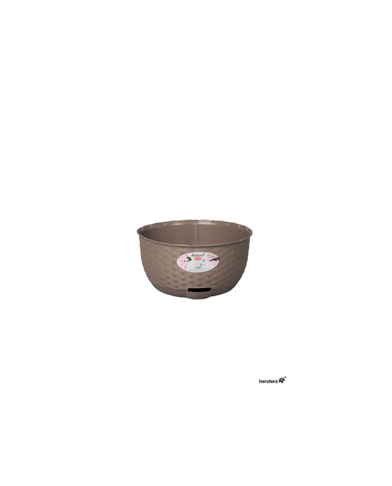 Ciotola colgar natural 30x15cm blanco             