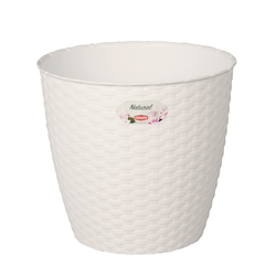 Vaso natural 14x13 blanco                         