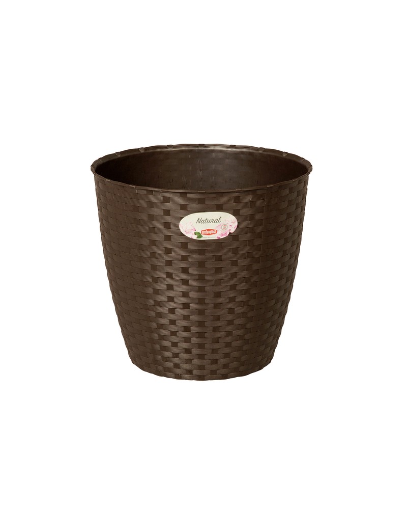 Vaso natural 19x18 marron                         