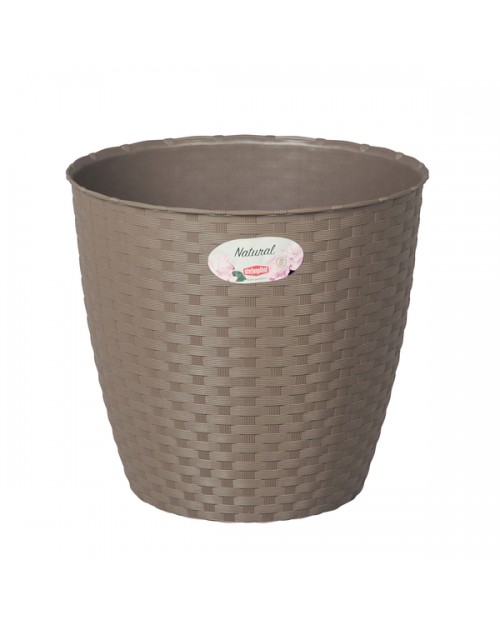 Vaso natural 14x13 taupe                          