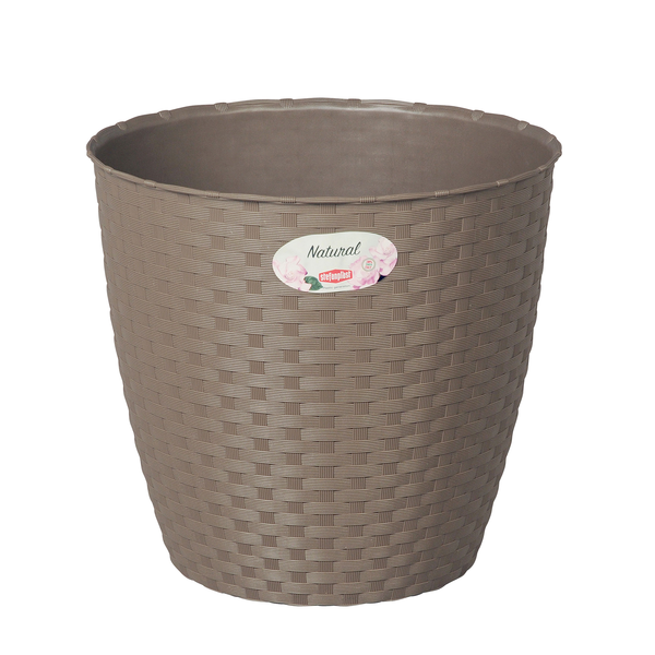 Vaso natural 29x27cm taupe                        