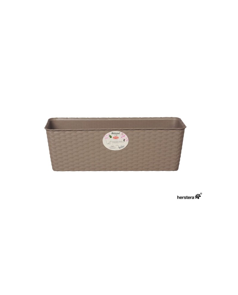 Balconetta natural 40x16x13cm taupe               