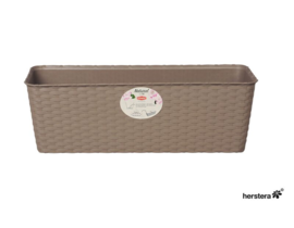 Balconetta natural 50x18x16cm taupe               