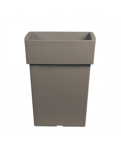 Cuadrado clasic 27x27x34 taupe                    