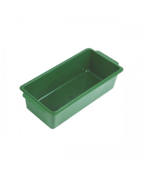 Jardinera plastico verde 1 pastilla 22.5x10x7     