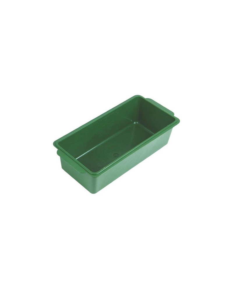 Jardinera plastico verde 1 pastilla 22.5x10x7     