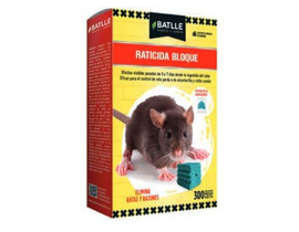 Raticida bloque 300grm.                           