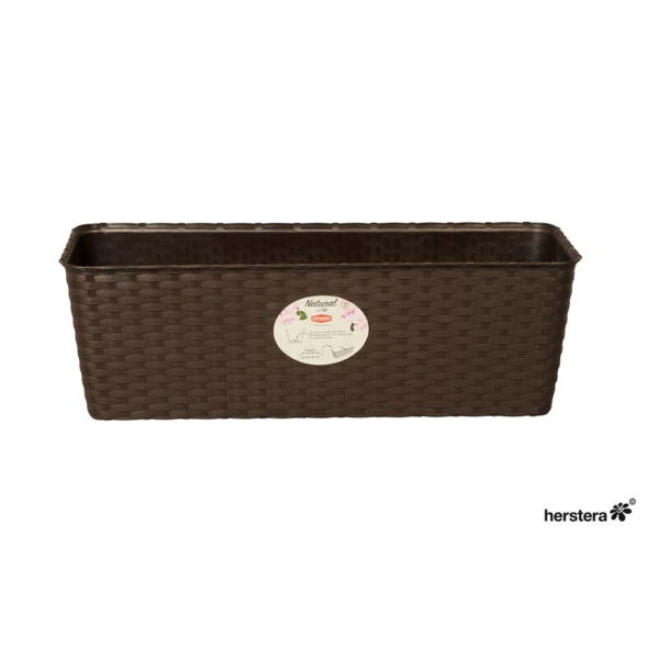 Balconetta natural 40x16x13cm marron              