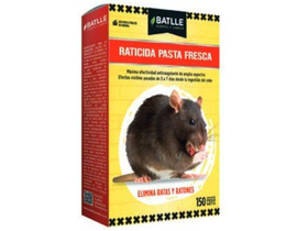 Raticida pasta fresca caja 150grm.                