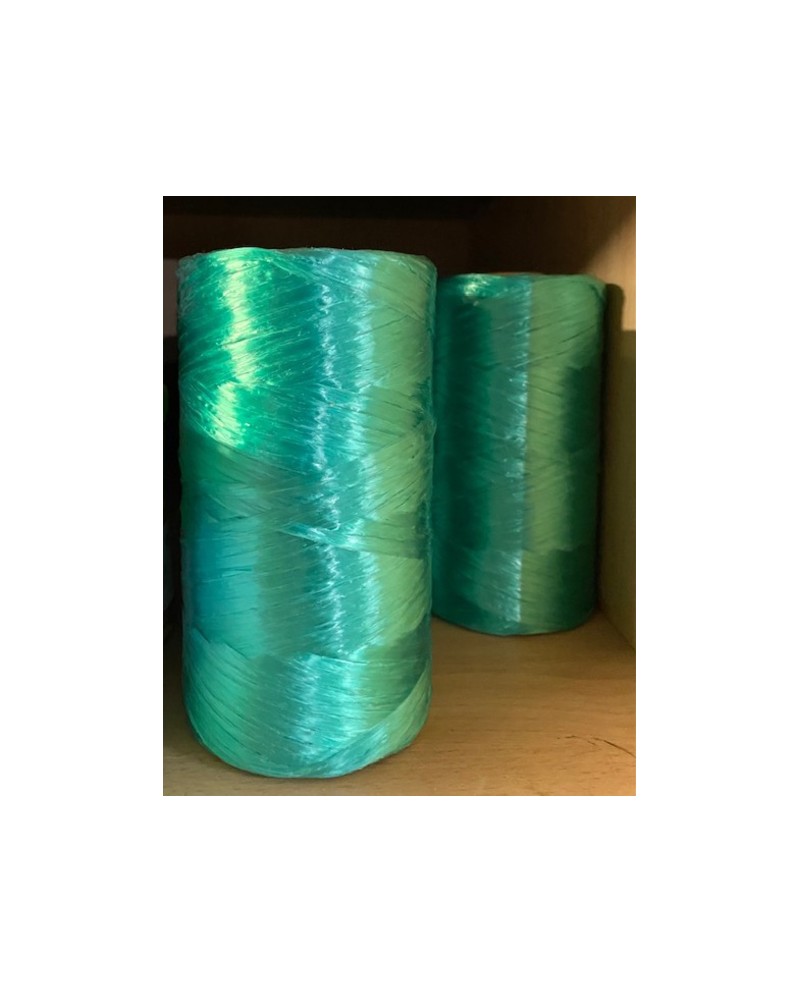 Cinta rafia verde 500mt.                          