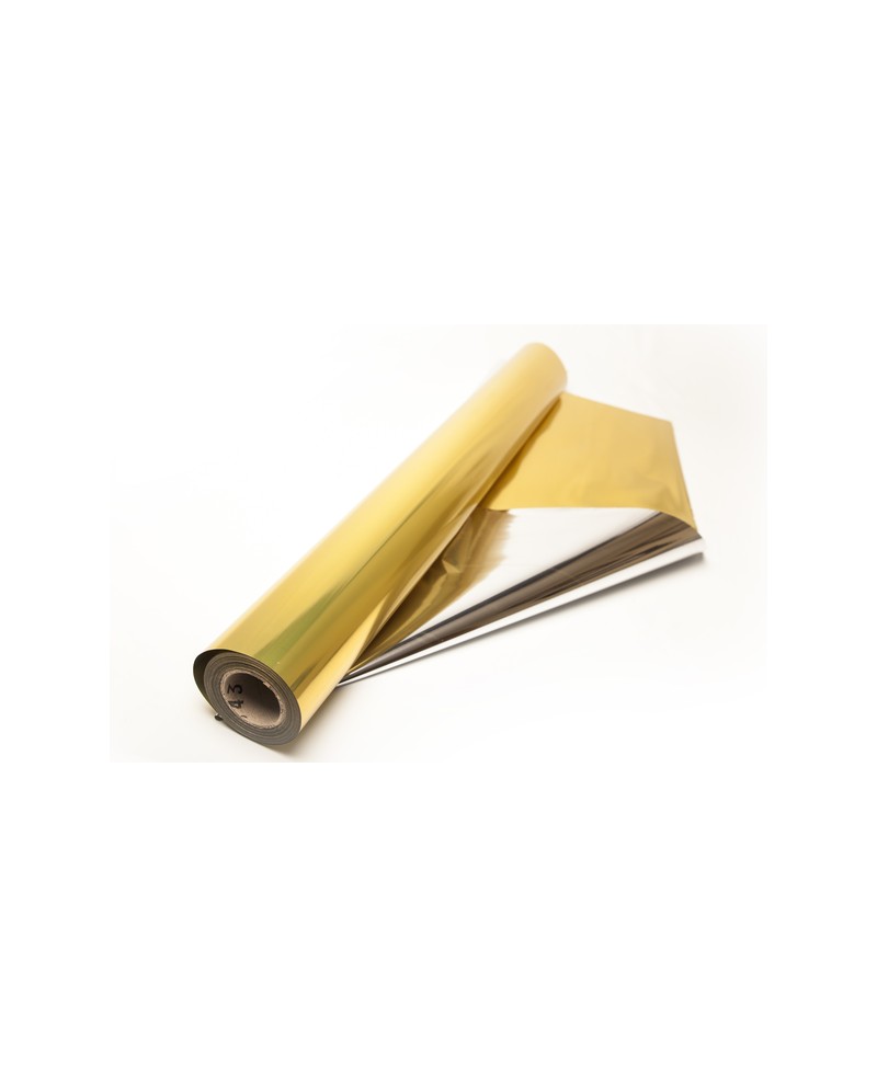 Rollo metal liso oro/plata 70x50                  