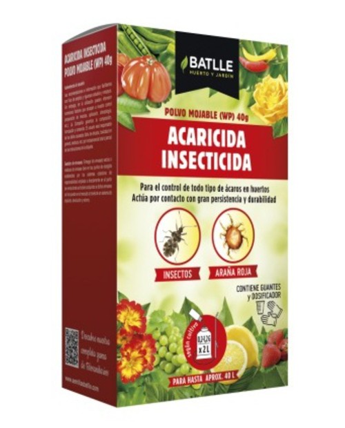 Acaricida insecticida 40grm.                      