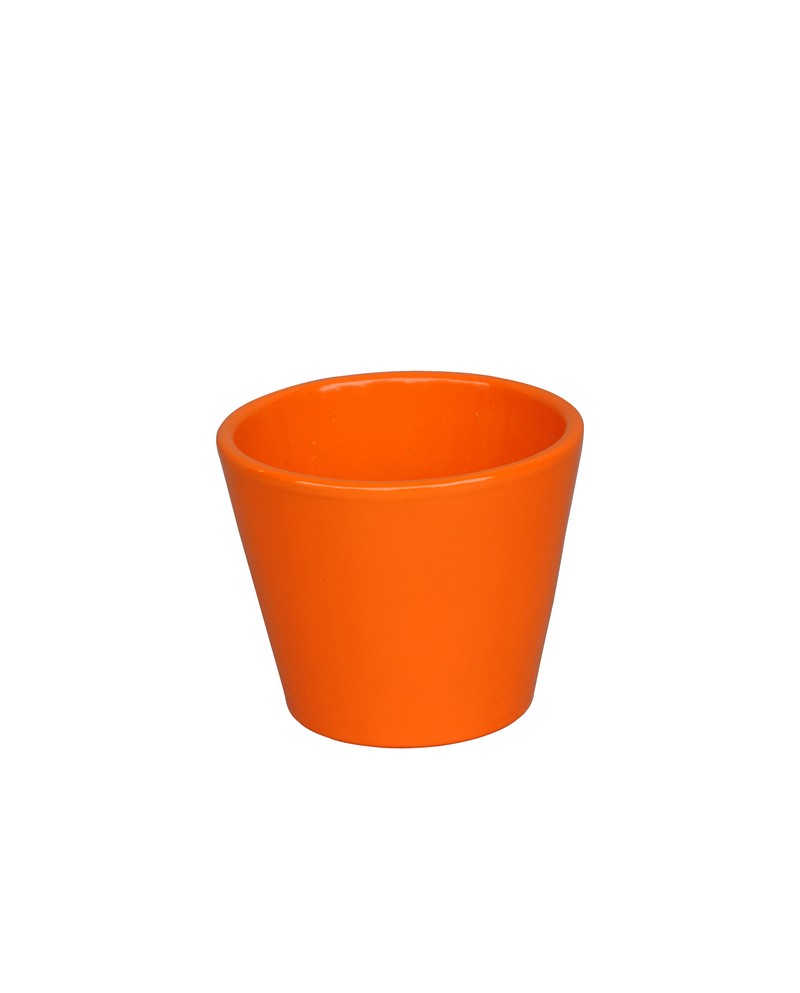 Vaso cactus 7x7cm naranja                         