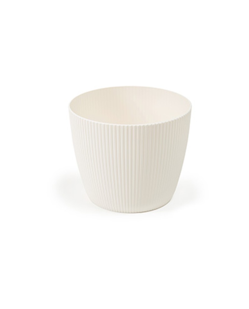 Macetero magnolia jumper 25x21cm blanco           