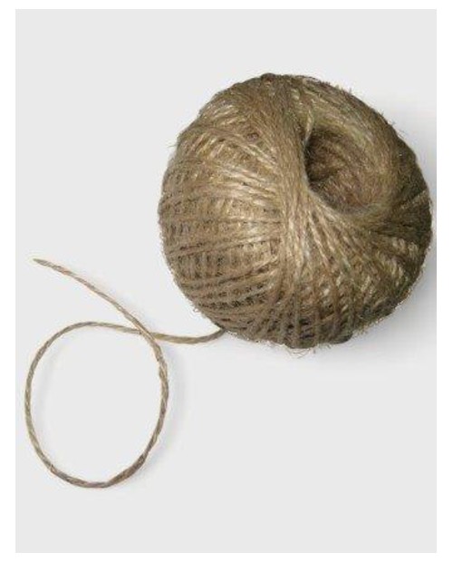 Cuerda yute natural 1mmx100mt                     