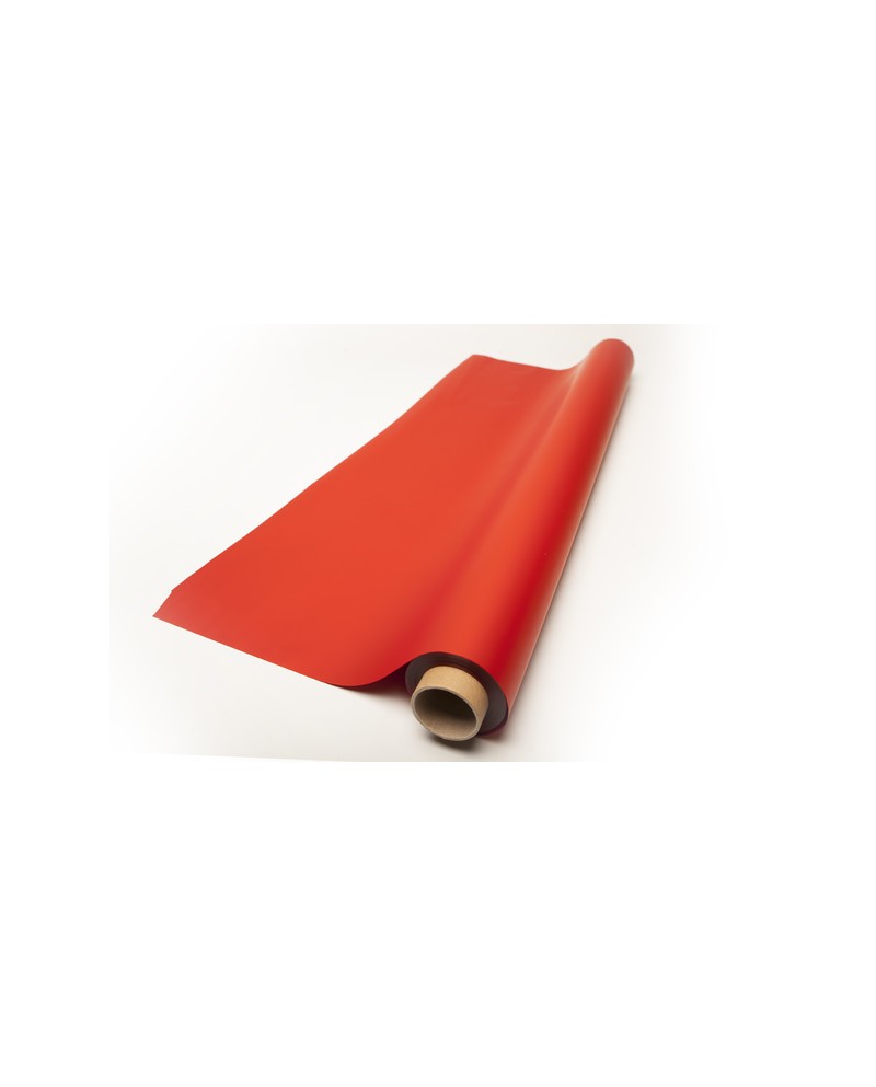 Rollo metalizado doble cara rojo/rojo 70x40mt     