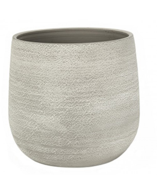 Macetero colima 18x16cm crema                     