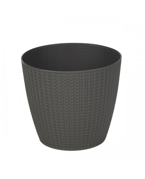 Wheaty pot 16x14cm gris                           