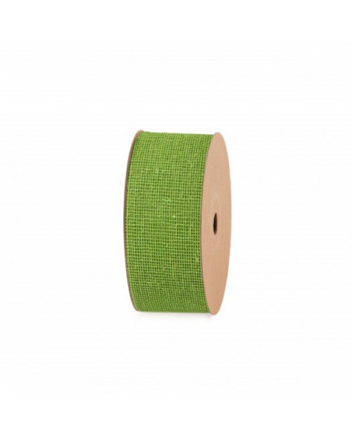 Cinta yute raw 65cm x 20mt verde claro            