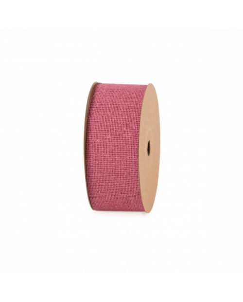 Cinta yute raw 65cm x 20mt rosa                   