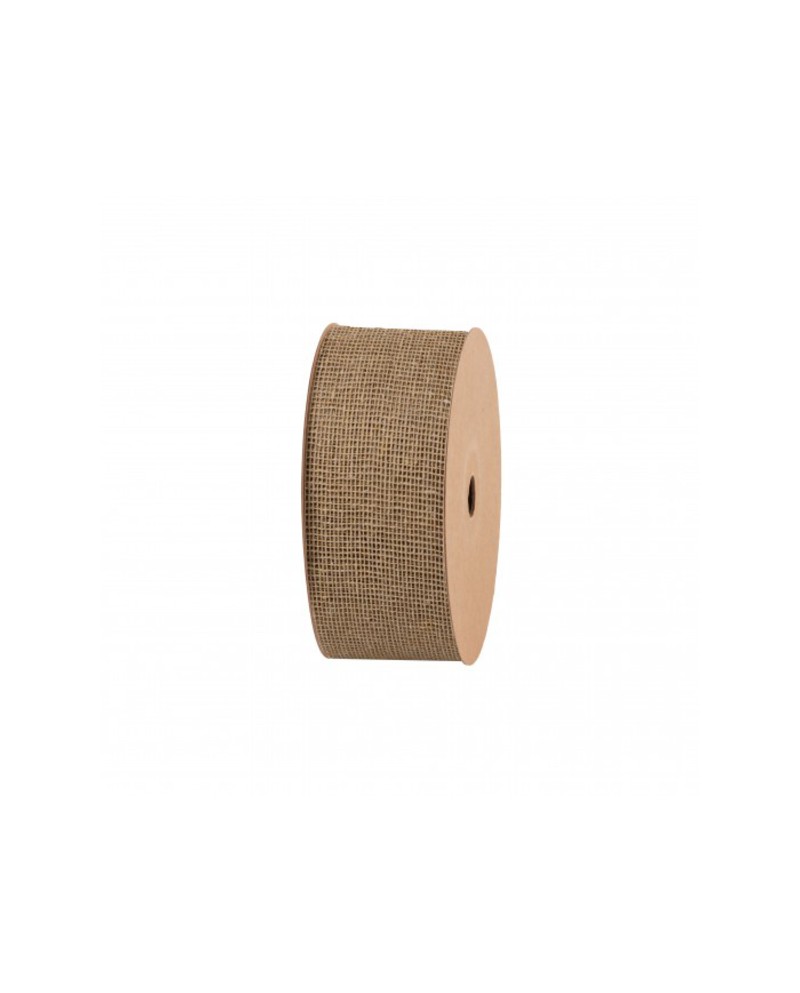 Cinta yute raw 65cm x 20mt crema natural          