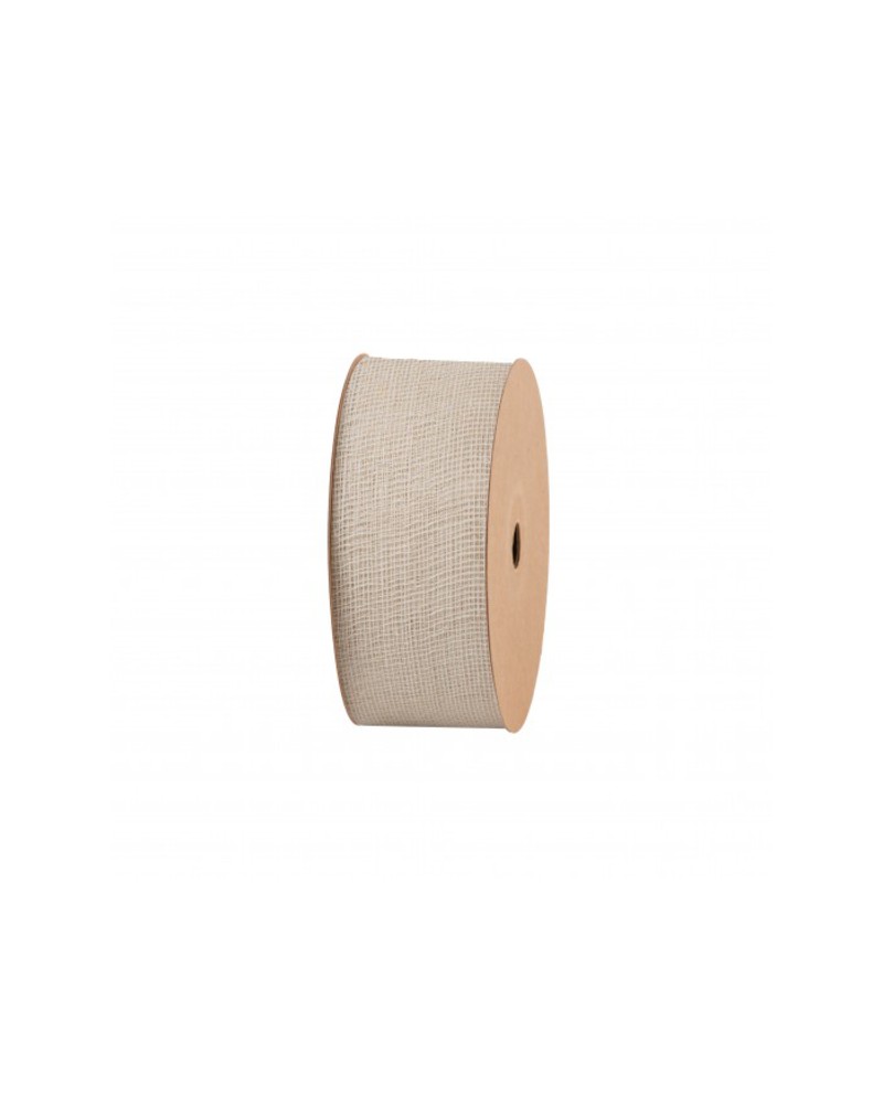 Cinta yute raw 65cm x 20mt crema                  