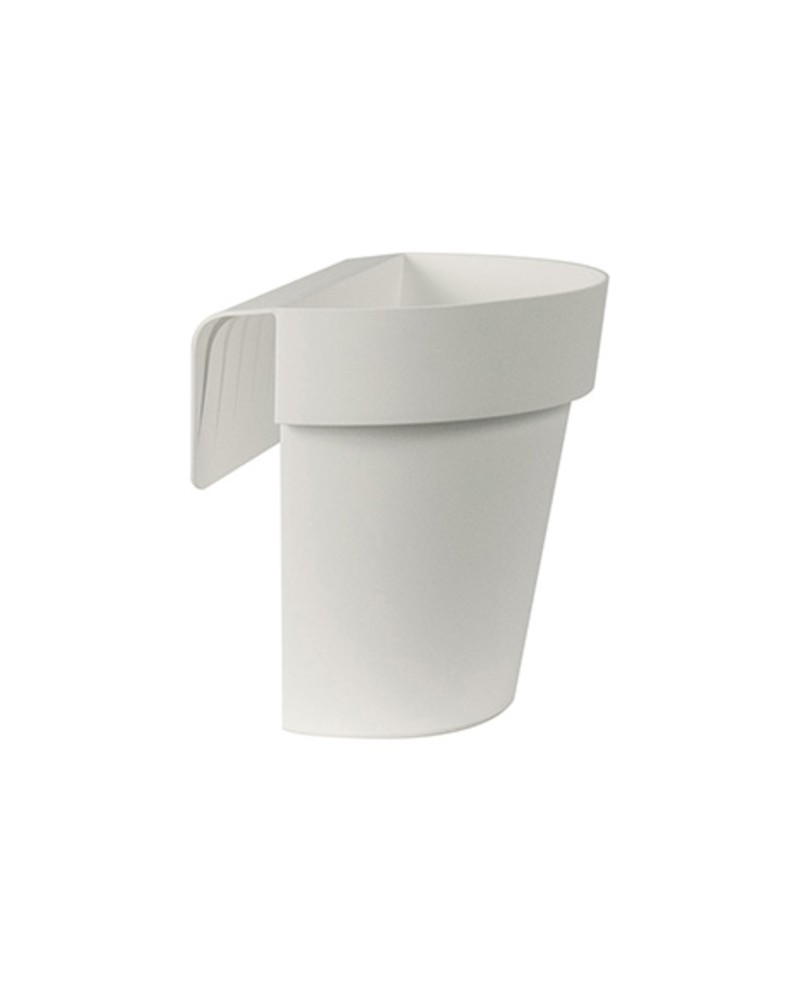 Jardinera colgar 50cm x H20 blanco                