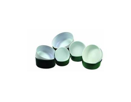 Centro plastico alto Ø25xH9cm verde               