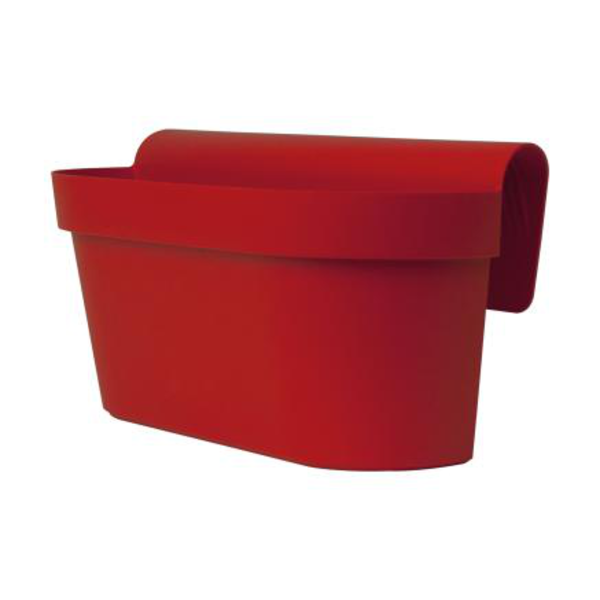 Jardinera colgar 50cm x H20 rojo                  