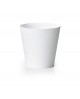 Macetero clivo reciclado 14x14 blanco             