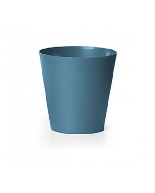 Macetero clivo reciclado 14x14 azul oceano        