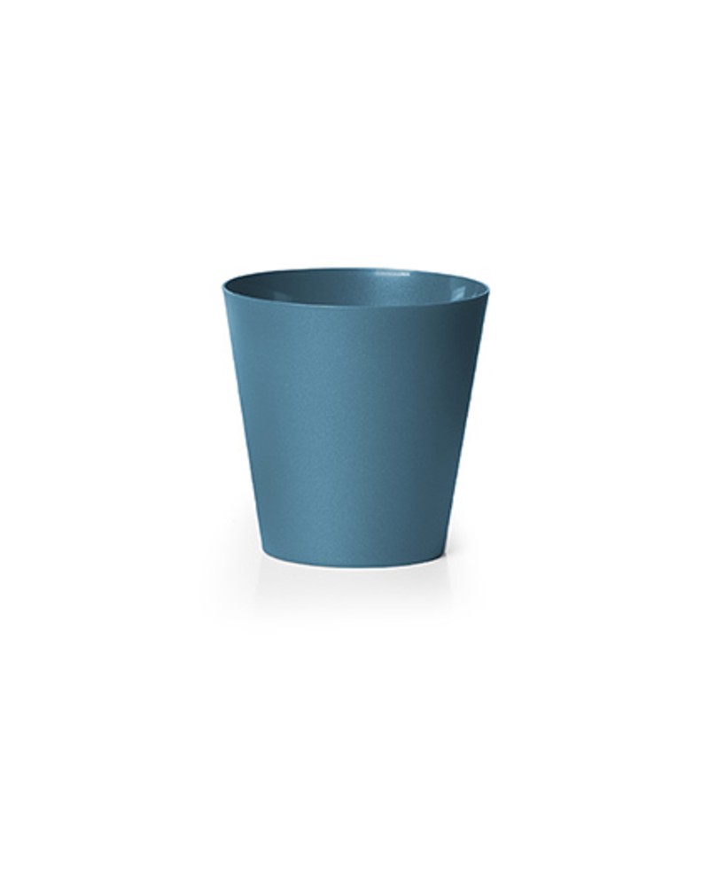 Macetero clivo reciclado 14x14 azul oceano        