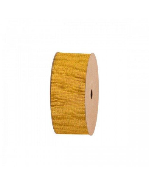 Cinta yute raw 65cm x 20mt. amarilla              
