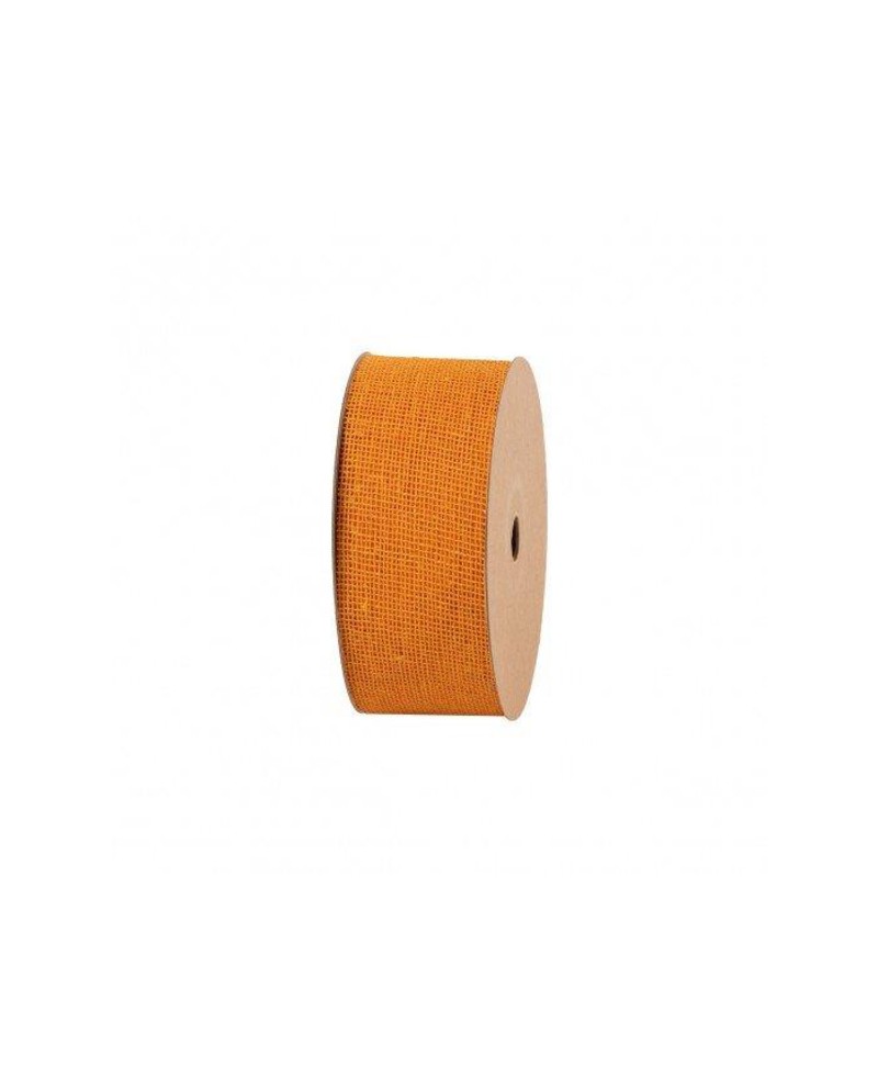 Cinta yute raw 65cm x 20mt. naranja               