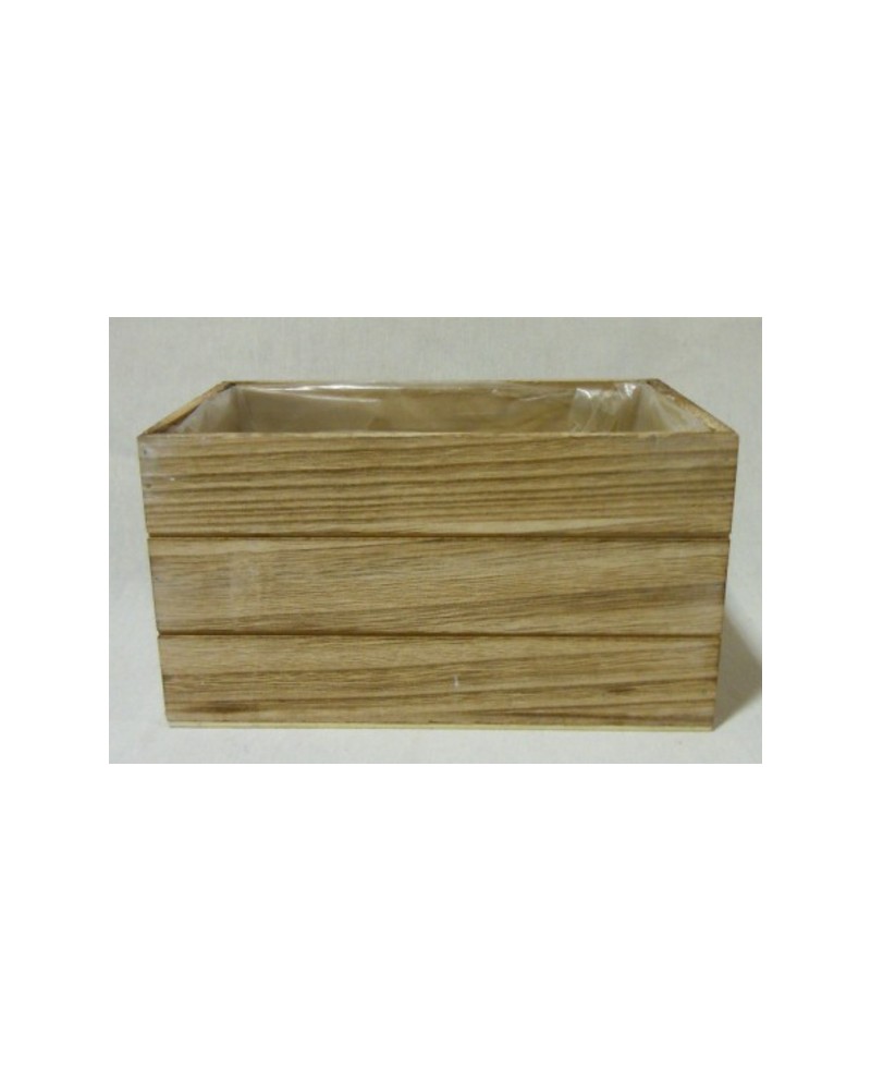 Caja madera rectaangular 22x14xH12                