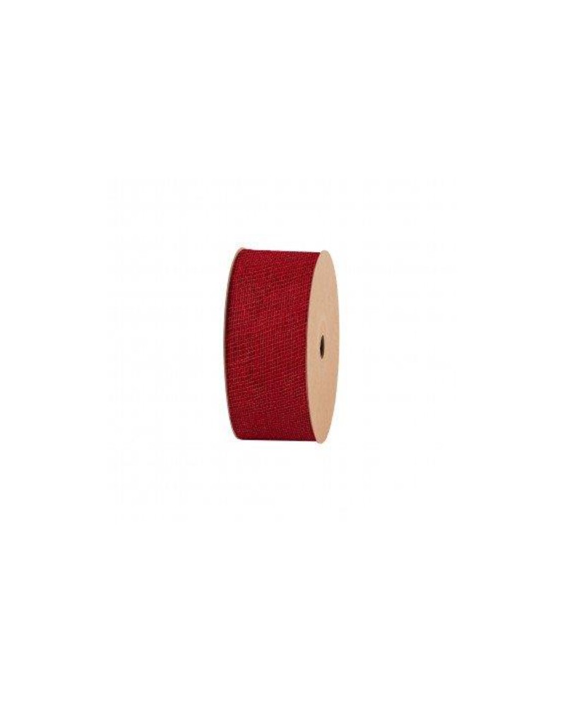 Cinta yute algodon roja 50mm x 20mt               
