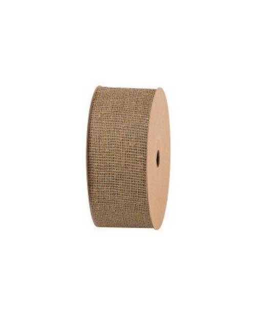 Cinta yute algodon crema natural 50mm x 20mt      
