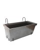 Kit jardinera metal+liner+soporte 53x21x9cm       