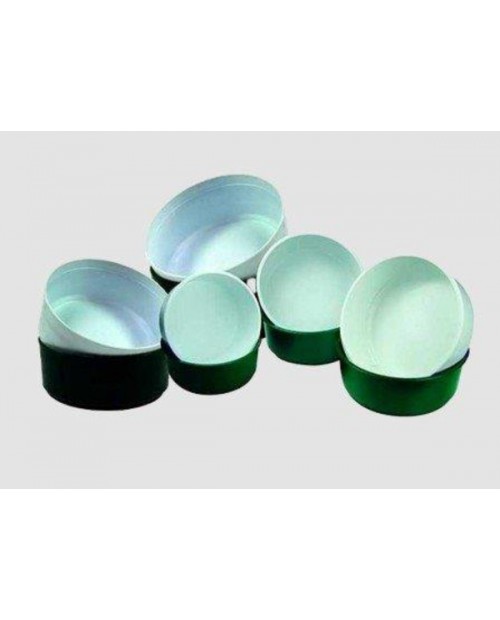 Centro plastico bajo Ø22xH7cm blanco              