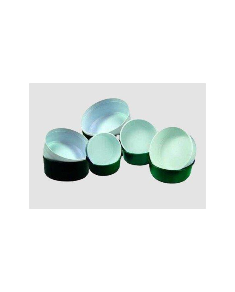Centro plastico bajo Ø22xH7cm blanco              
