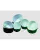 Centro plastico bajo Ø22xH7cm verde               