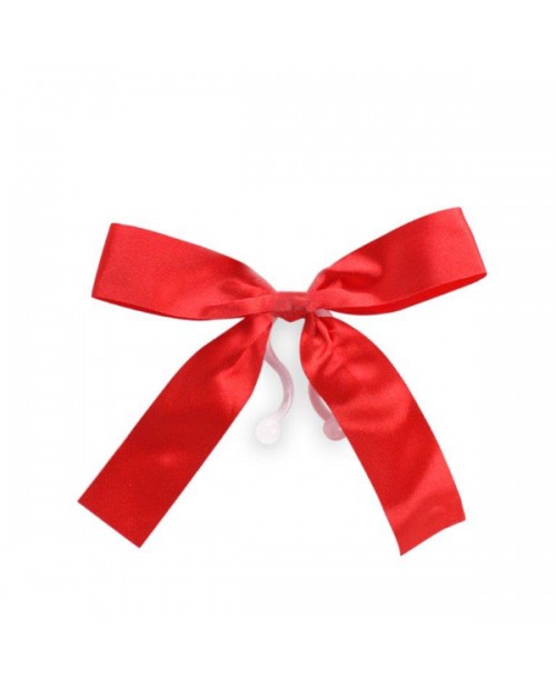 Lazo 10cm con clip rojo                           