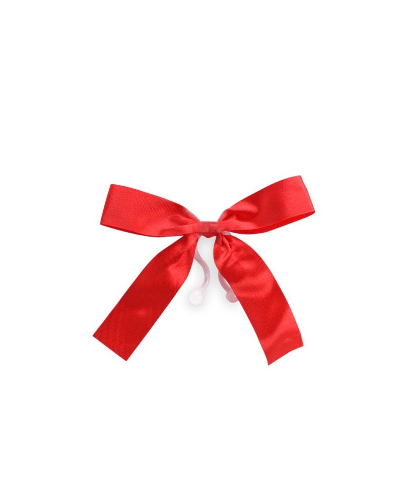 Lazo 10cm con clip rojo                           