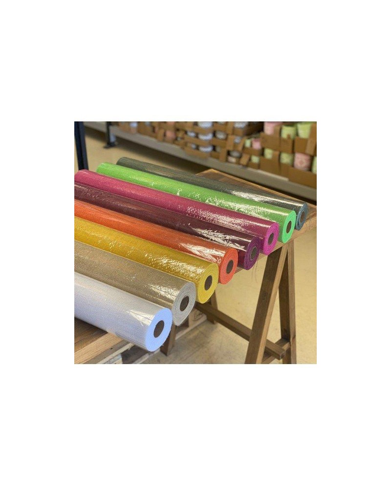 Fibra jute natural mix color 74cm x 9.1mt         