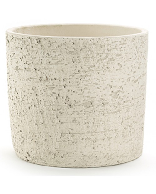 Macetero pamir 22x22cm crema                      